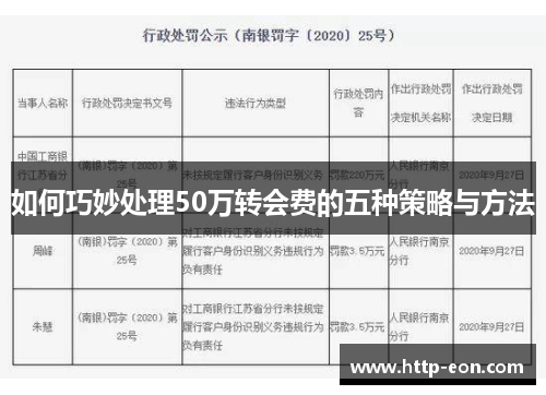 如何巧妙处理50万转会费的五种策略与方法