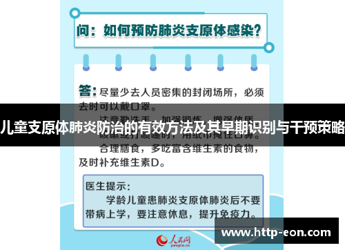 儿童支原体肺炎防治的有效方法及其早期识别与干预策略